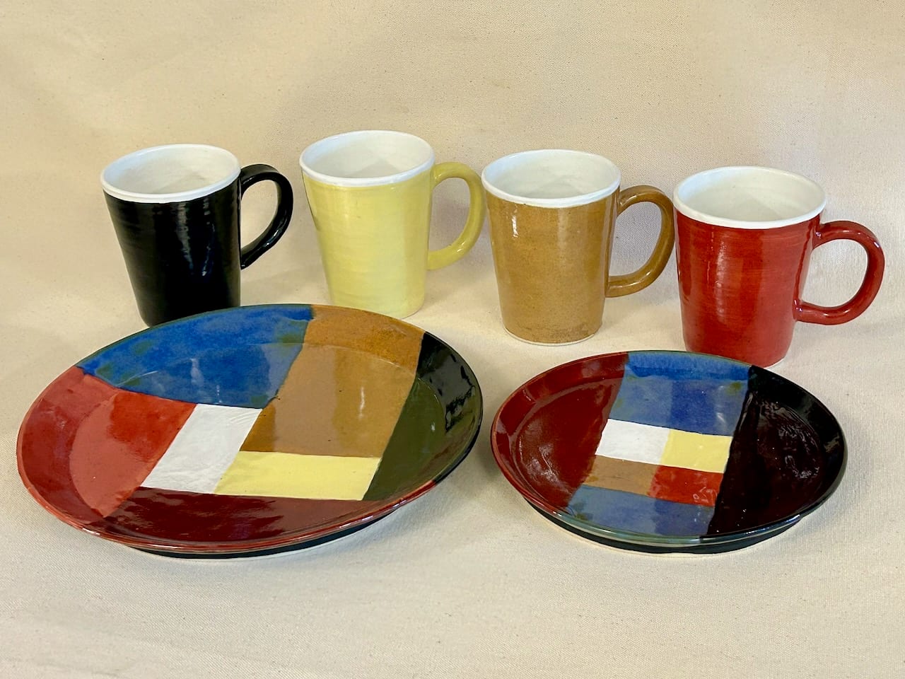 Pattern Plates And Mugs